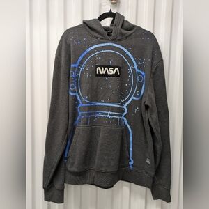 South Pole NASA Gray Hoodie